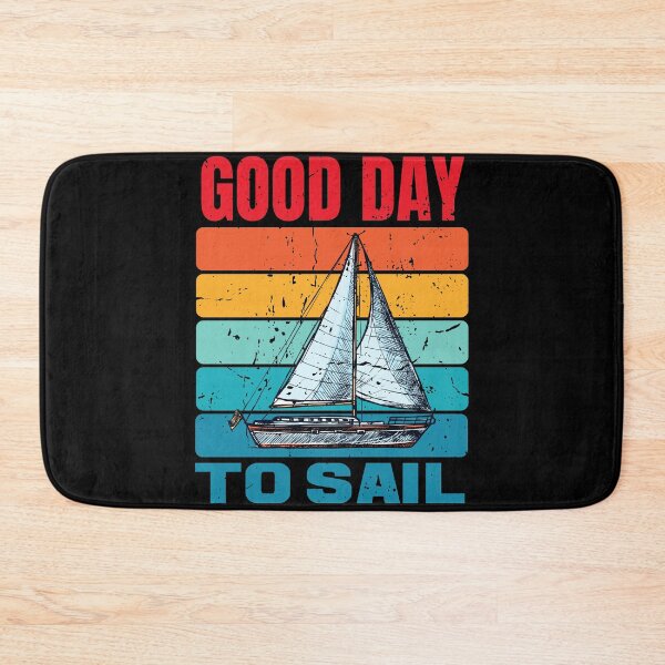 Item preview, Good Day To Sail - Distressed Retro Sunset designed and sold by cotros.