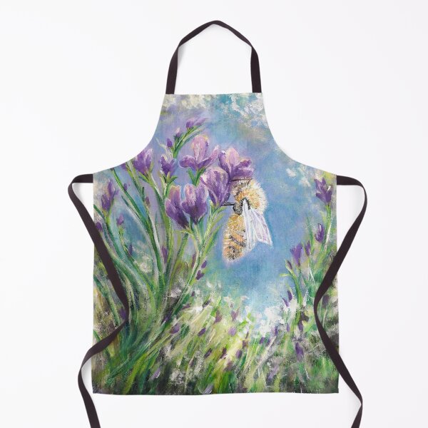 Item preview, fuzzy bumblebee painting designed and sold by Stephanie Skeem.