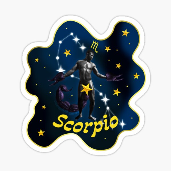 Item preview, Scorpio Astrology Collage designed and sold by Physique & Fantasy.