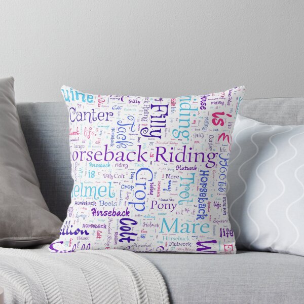 Item preview, All Over Equestrian Word Cloud designed and sold by EquusArtisan.