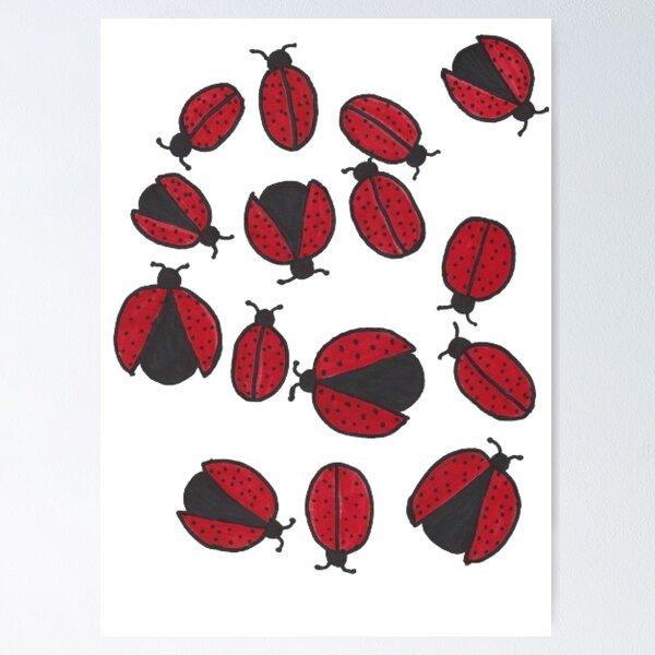 Item preview, ladybug pattern designed and sold by Cora Gregory.