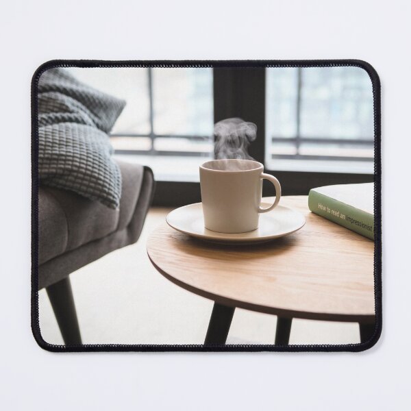 Item preview, Relax at home, cup of hot tea and book designed and sold by Lukasz Szczepanski.