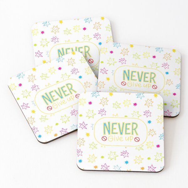 Item preview, Never Give Up designed and sold by D/Art ⭐⭐⭐⭐⭐.
