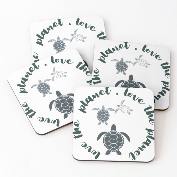 Item preview,  Sea Turtle, Love the planet designed and sold by BronikowskiART.