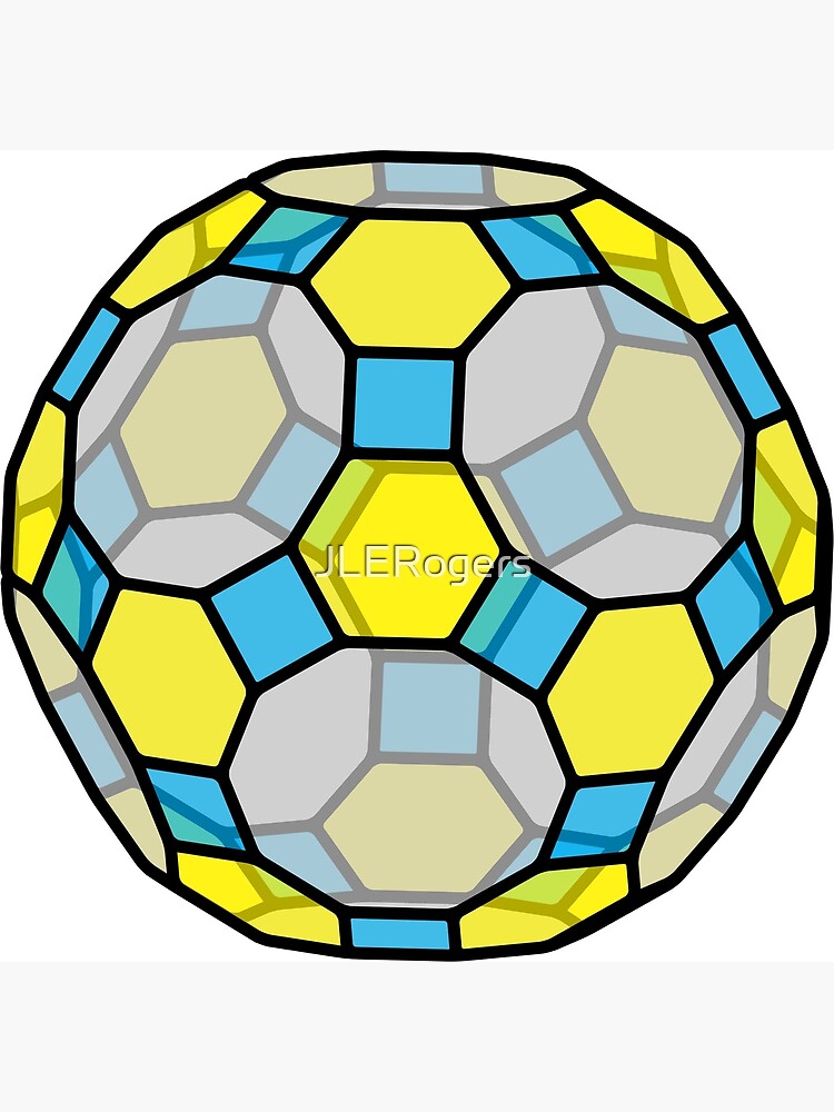Póster «Icosidodecaedro truncado Formas Arquímedes 12» de JLERogers