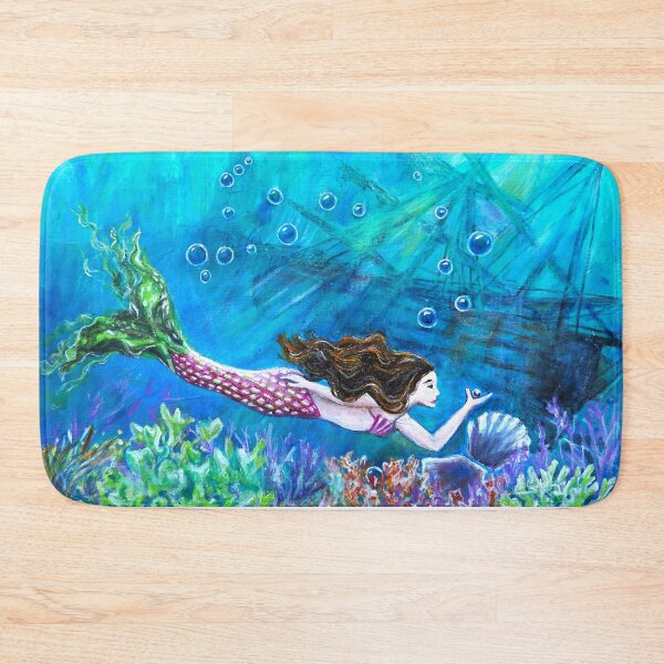 Item preview, Mermaid and a sunken ship  designed and sold by Stephanie  Skeem.