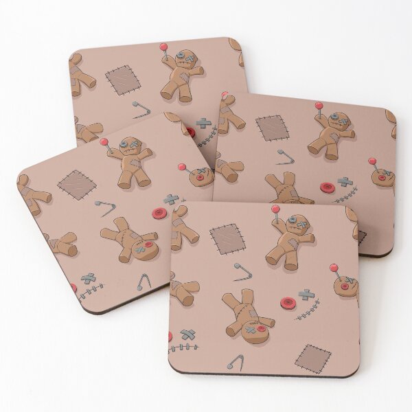 Item preview, Voodoo Dolls Seamless Pattern - Original Color Edition designed and sold by spidericks.