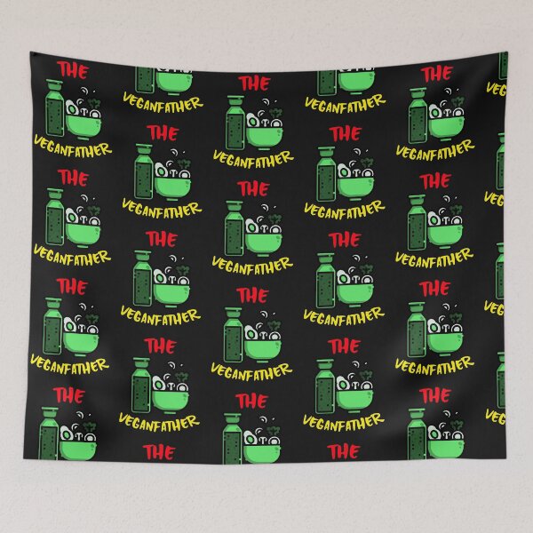 Item preview, The VeganFather Funny Vegetarian T-Shirt  designed and sold by BestCoolStuff.
