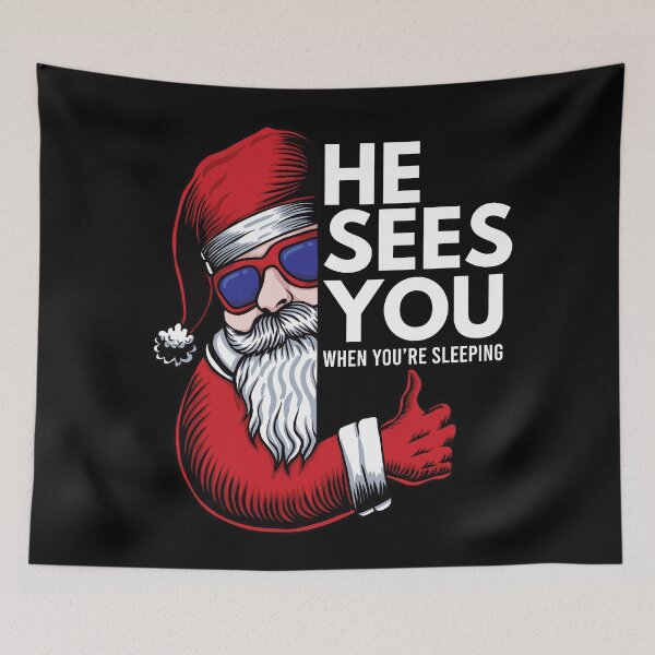 Item preview, He sees you when you're sleeping designed and sold by foramelie.