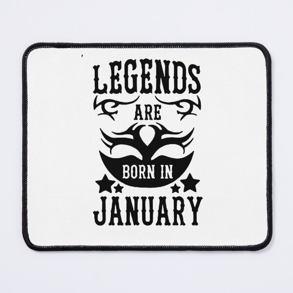 Artikelvorschau, Trust me Legends are born in January Chains Gift Premium Apparel Funny Holiday Xmas entworfen und verkauft von DesignByHeartUK.