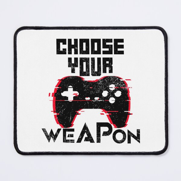 Item preview, Funny Console Gamer - Choose Your Weapon designed and sold by DesignoresLTD.