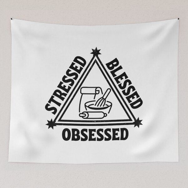 Item preview, Baking: Stressed. Blessed. Obsessed. designed and sold by TheGreenGoat.