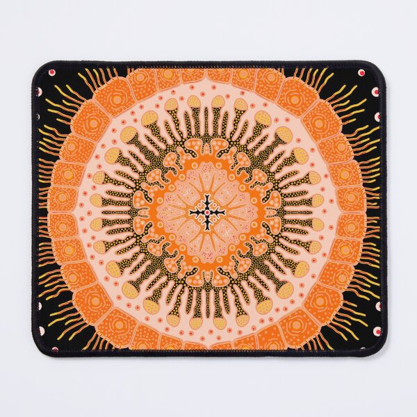 Item preview, Cell biology mandala orange designed and sold by Osher-BioArt.