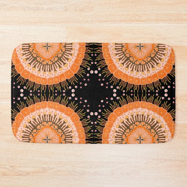 Item preview, Cell biology mandala orange designed and sold by Osher-BioArt.