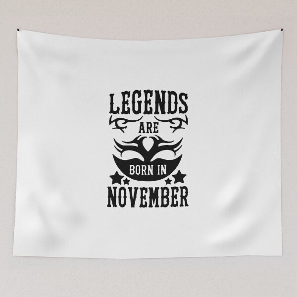 Artikelvorschau, Trust me Legends are born in November Chains Gift Premium Apparel Funny Holiday Xmas entworfen und verkauft von DesignByHeartUK.