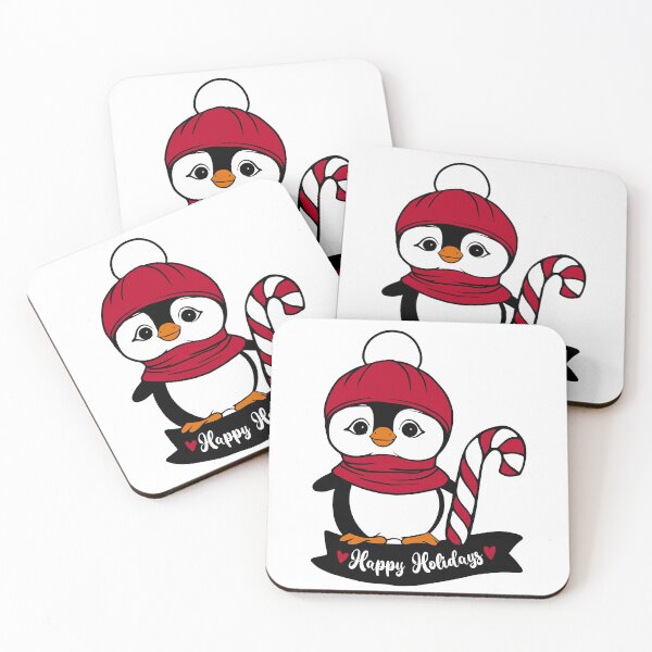Item preview, Happy Holidays Winter Penguin designed and sold by ChelleCreate.