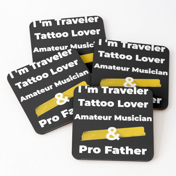 Item preview, I 'm Traveler, Tattoo Lover, Amateur Musician & Pro Father designed and sold by LY D.