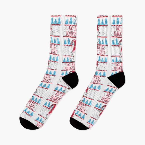 Item preview, Naughty List and No Regrets, Meowy Catmas, Funny Christmas Cat Lover, Ugly Christmas Sweater Print designed and sold by Auntieck.
