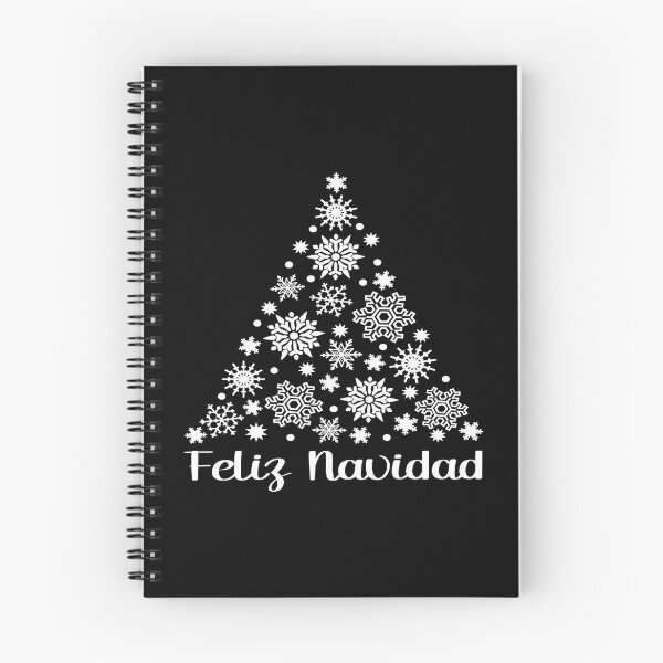 Item preview, Feliz Navidad Holiday Saying With Snowflake Christmas Tree Pijamas Navideña Familiar  designed and sold by Bad Kitty Designz.