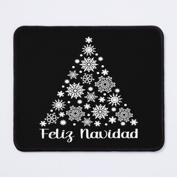 Item preview, Feliz Navidad Holiday Saying With Snowflake Christmas Tree Pijamas Navideña Familiar  designed and sold by Bad Kitty Designz.