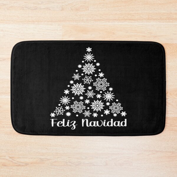 Item preview, Feliz Navidad Holiday Saying With Snowflake Christmas Tree Pijamas Navideña Familiar  designed and sold by Bad Kitty Designz.