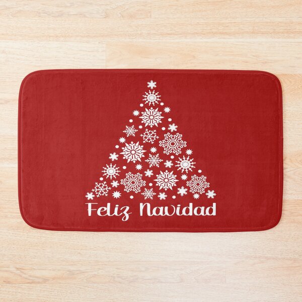 Item preview, Feliz Navidad Holiday Phrase With Snowflake Christmas Tree Pijamas Navideña Familiar  designed and sold by Bad Kitty Designz.