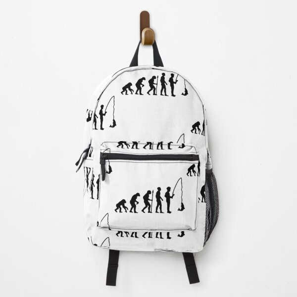 Item preview, Evolution of Fishing Born to go fishing Forced to work Fisherman Stick Figure Bones I love Fishing Art Design Happy Apparel Essential Inspiration Joy Mood Funny designed and sold by DesignByHeartUK.