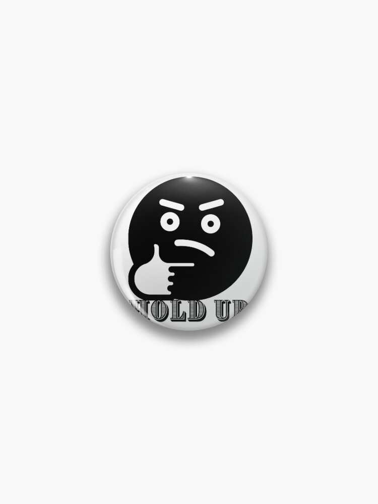 Thinking emoji meme (small) | Pin