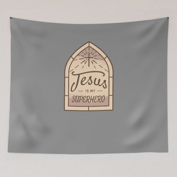 Item preview, Jesus Is My Superhero designed and sold by ArteSilenziosa.