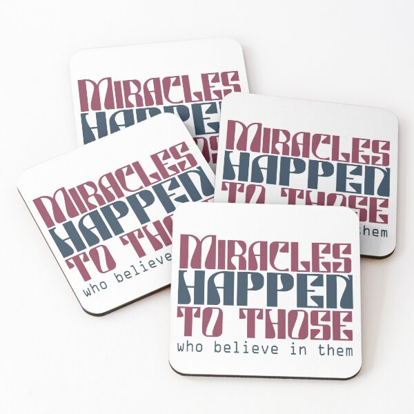 Item preview, Miracles happen to those who believe in them designed and sold by Badrart.
