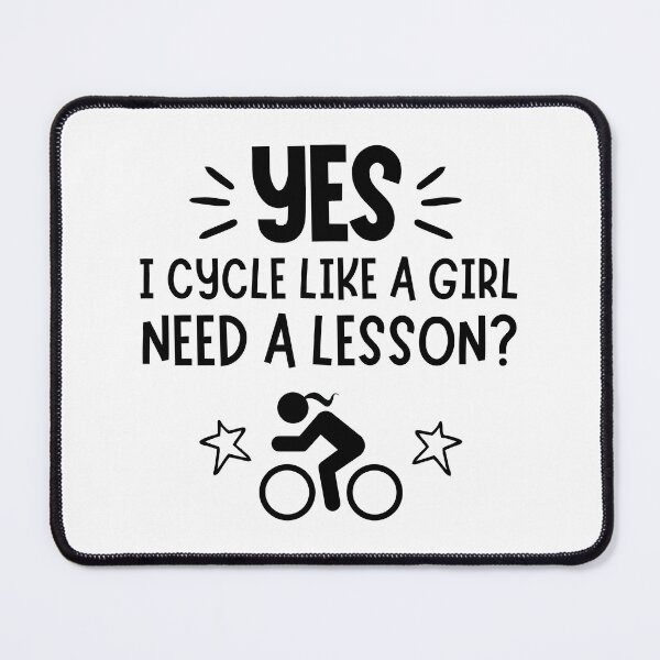 Item preview, Cycling: Yes I play like a girl, Need a lesson? designed and sold by TheGreenGoat.