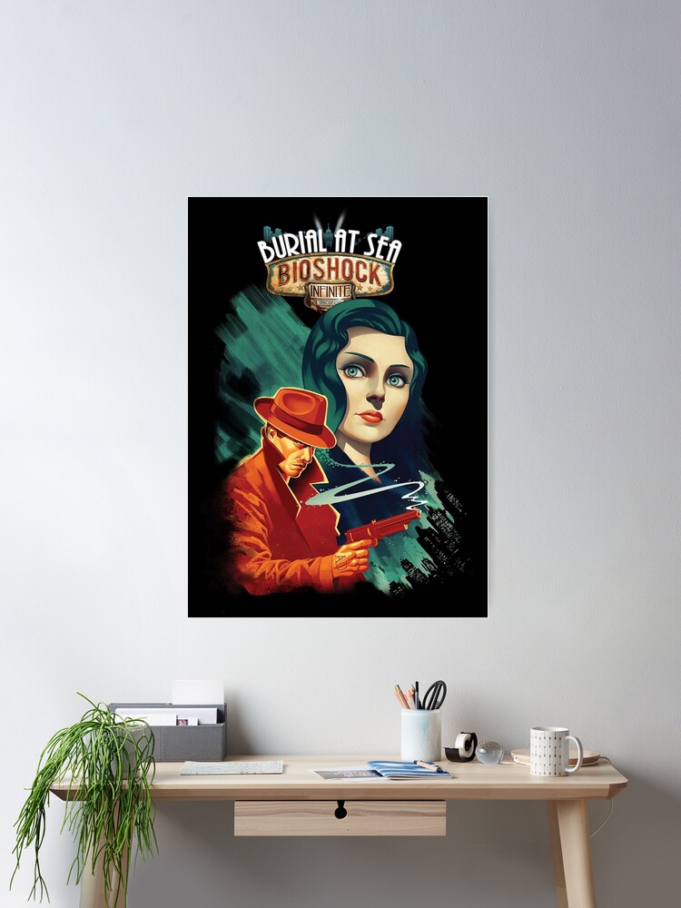 The noir film poster that inspired the art of burial at sea : r/Bioshock