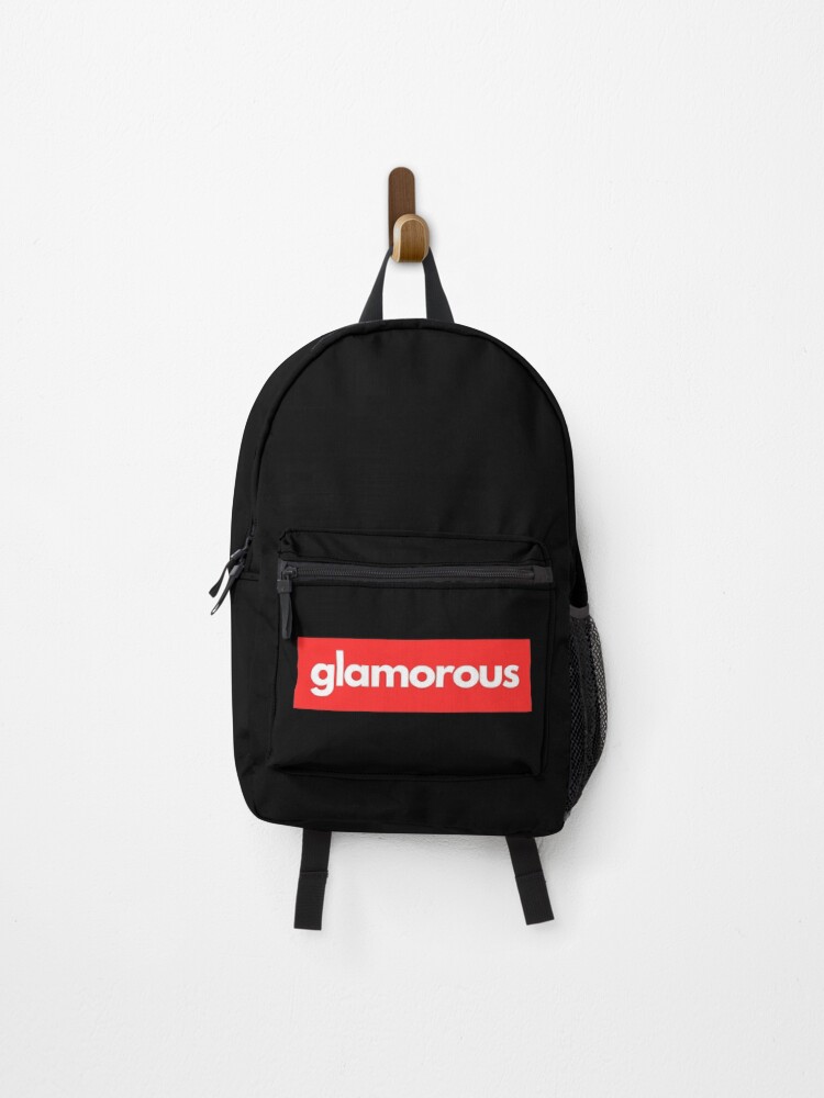 Thumbnail 1 of 3, Backpack, Glamorous Typography Design designed and sold by AngstDesign.