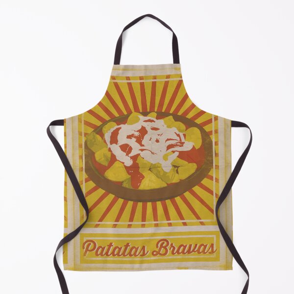 Item preview, Póster Patatas Bravas designed and sold by BasicBarcelona.
