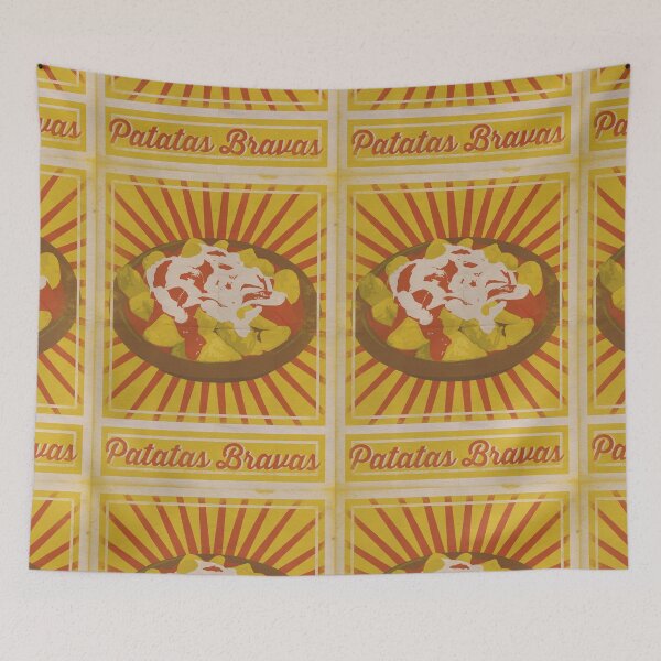Item preview, Patatas Bravas Poster designed and sold by BasicBarcelona.
