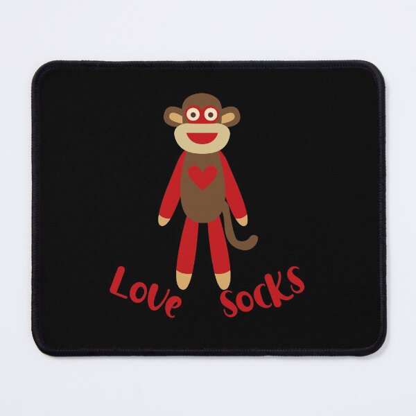 Item preview, Love Socks - Red Heart Sock Monkey designed and sold by Trinket-Trickster.