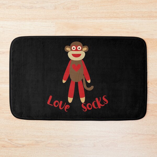 Item preview, Love Socks - Red Heart Sock Monkey designed and sold by Trinket-Trickster.