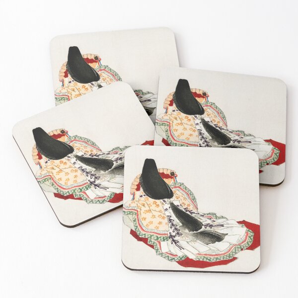 Item preview, Japanese Lady in a Kimono with Long Black Hair designed and sold by FrostMintStudio.