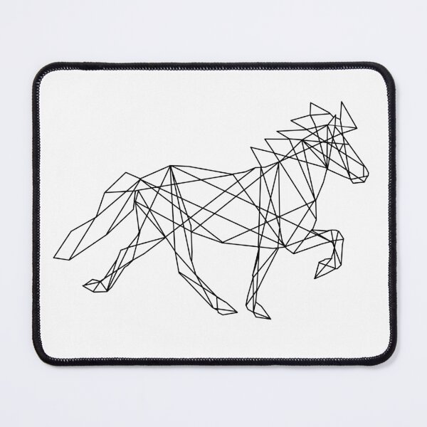 Item preview, Geometric black icelandic horse designed and sold by DutchVulture.