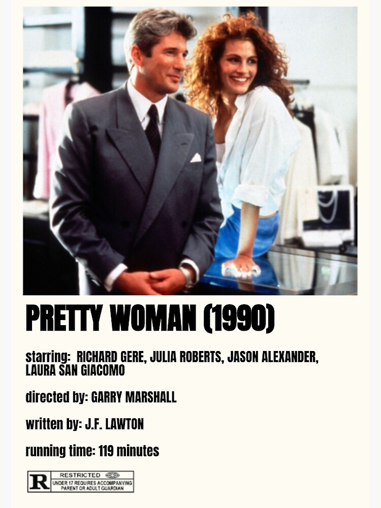 Pretty Woman Movie Poster for Sale by Rachel Grace