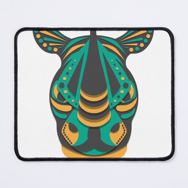 Item preview, Rhinoceros Head Illustration designed and sold by GeminiDaydreamer.