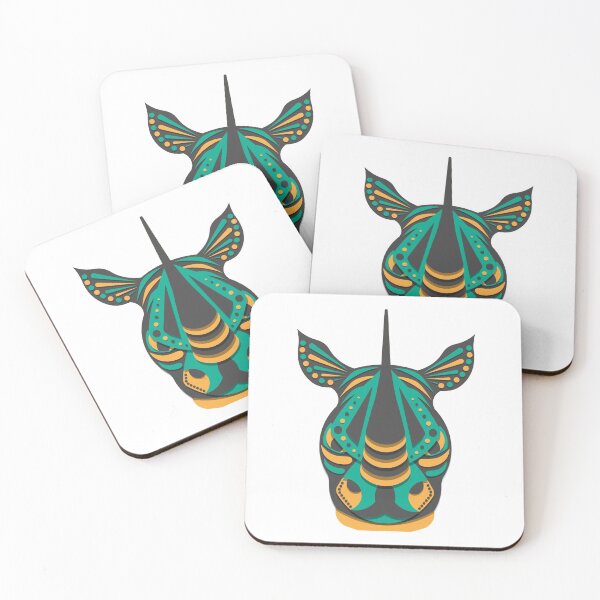 Item preview, Rhinoceros Head Illustration  designed and sold by GeminiDaydreamer.