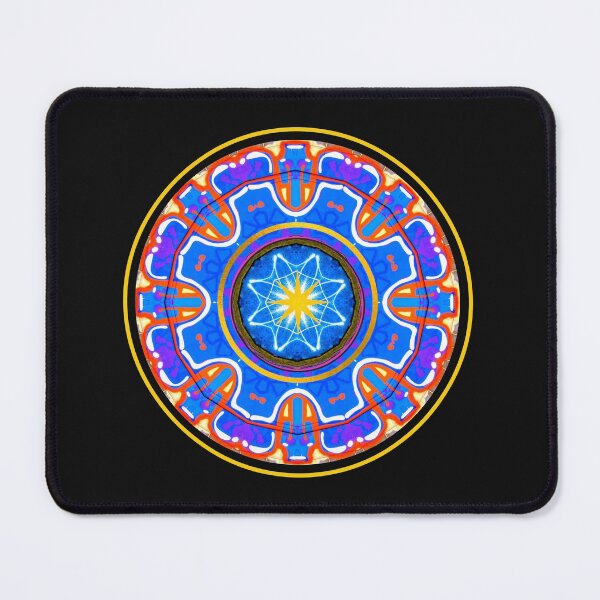 Item preview, Geometric Blue Orange Kaleidoscope designed and sold by artistoutfitter.