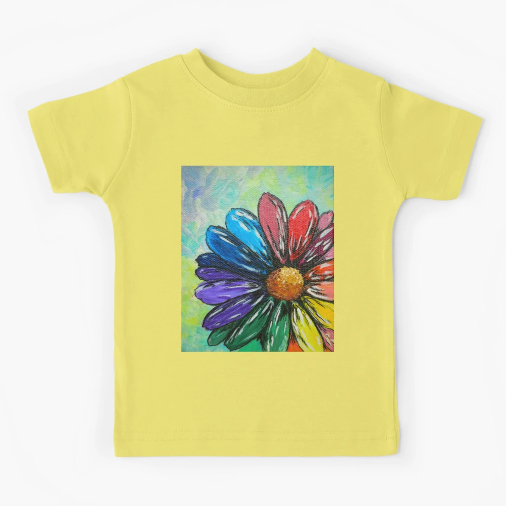 ☆MISTER CHILD☆半袖Tシャツ RAINBOW FLOWER T-SHIRTS RAINBOW