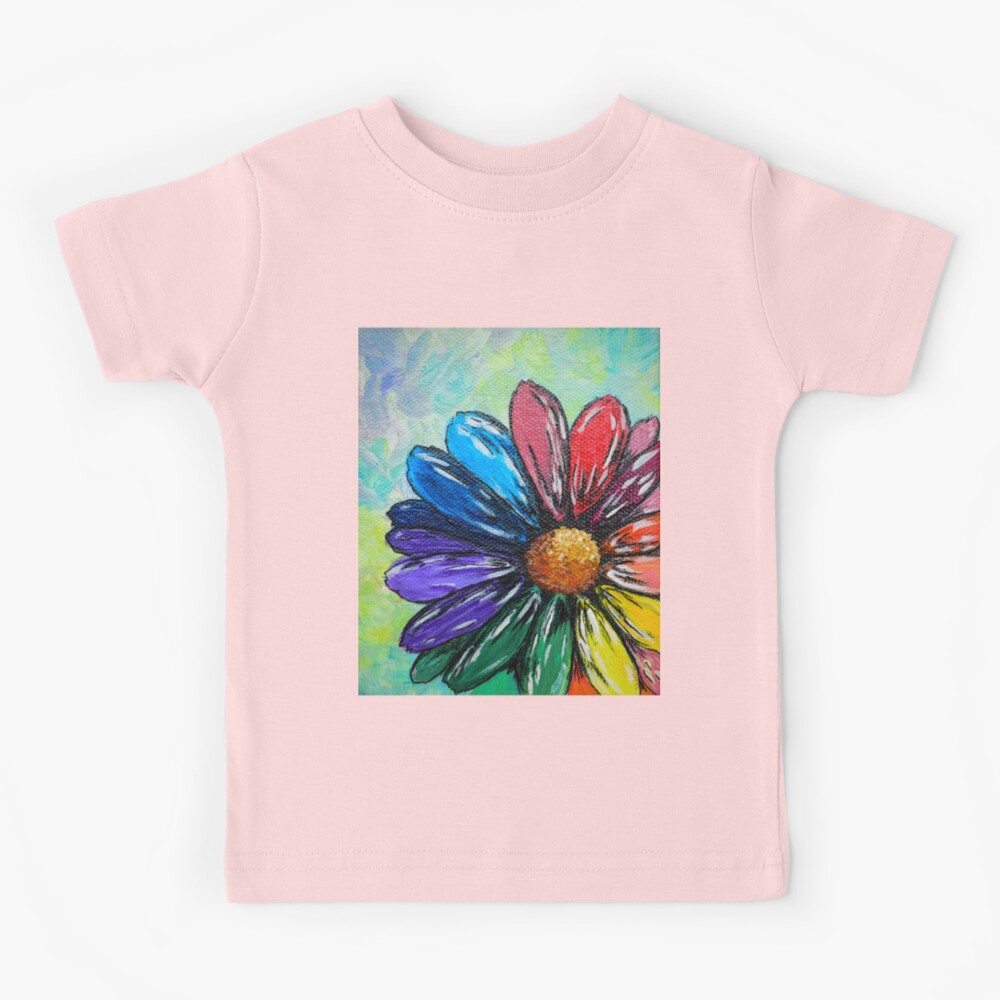 Rainbow Flower - Painting