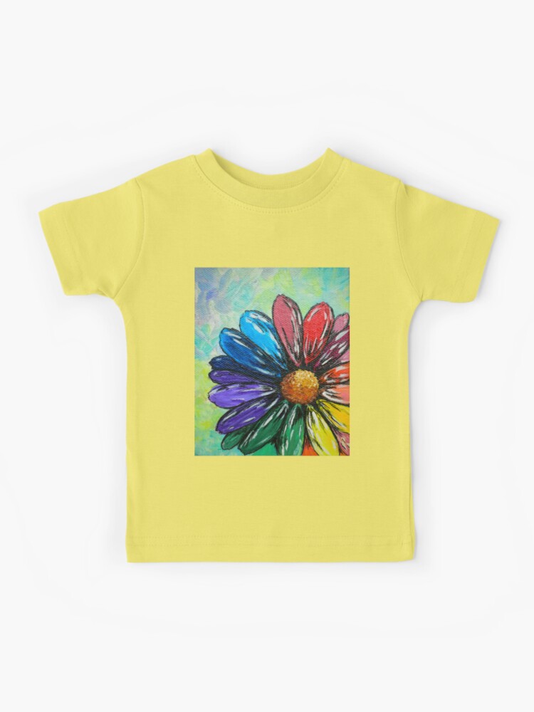 Rainbow Flower - Painting