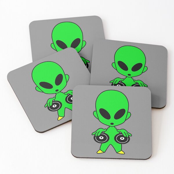 Item preview, My allien dj drawing designed and sold by Blondiabshop.
