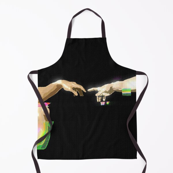 Item preview, Michelangelo’s Creation of Adam Chrome Glitch  designed and sold by KristaZed.