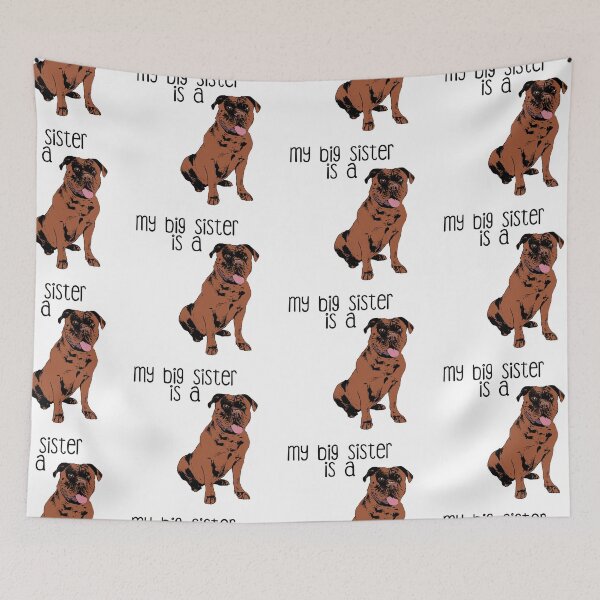 Item preview, My Big Sister - Dogue de Bordeaux  designed and sold by rmcbuckeye.