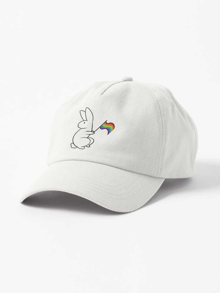 Pride Bunny Cap for Sale by ElizMac